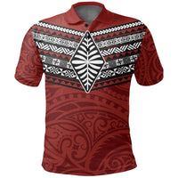 Polynesian Pride Apparel Tonga Polo Shirt Pattern Ngatu Tonga Polo Shirt - Polynesian Pride