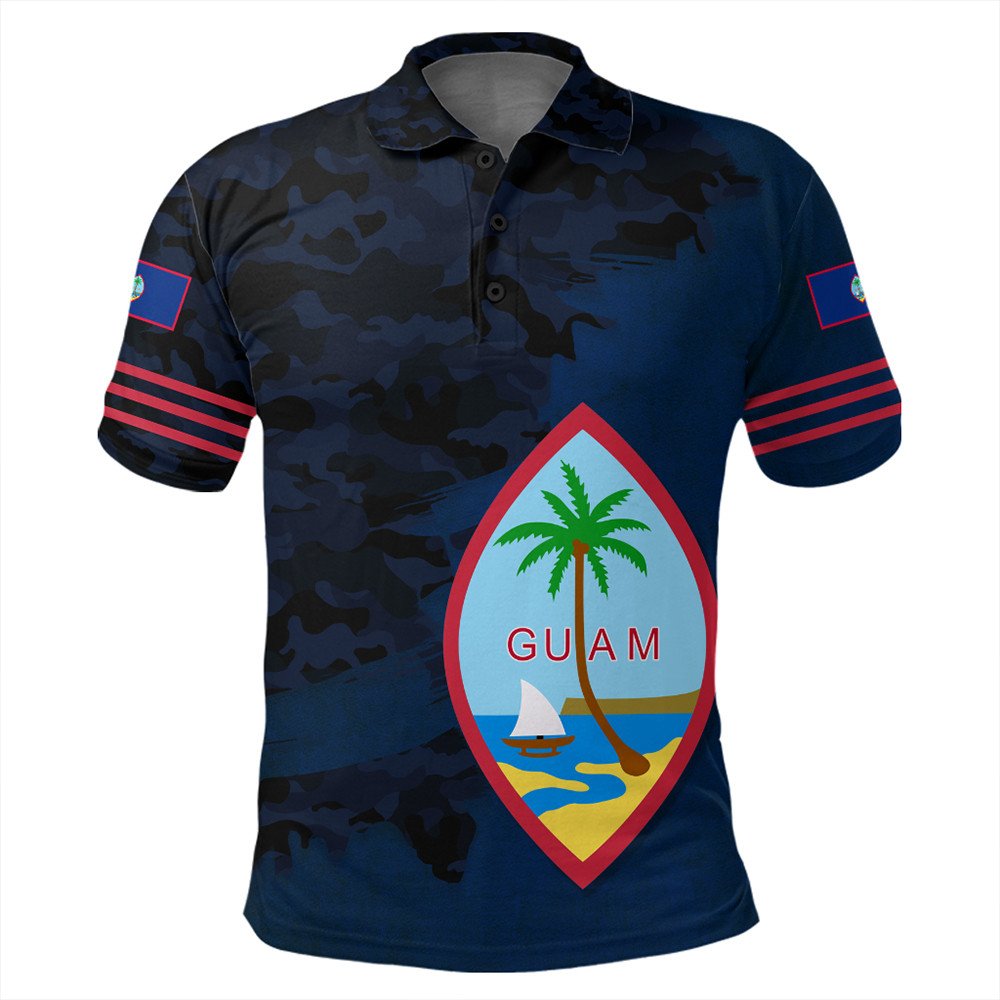 Polynesian Pride Apparel Polo Shirt Guam Polo Shirt Flag Custom Oldest Style - Polynesian Pride