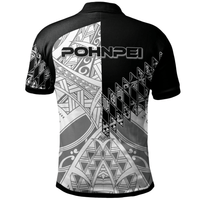 Polynesian Pride Apparel Pohnpei Polo Shirt Symmetry Style - Polynesian Pride