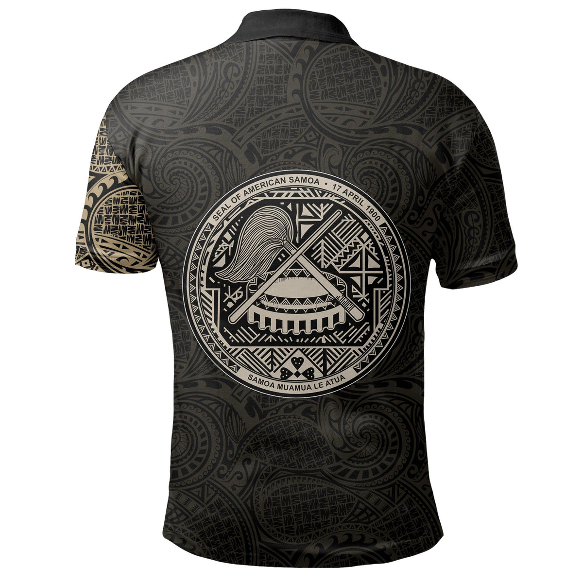 Polynesian Pride Apparel Polo Shirt American Samoa Coat Of Arms Special Arms Polo Shirt - Polynesian Pride