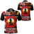 Polynesian Pride Clothing ANZAC Day Lest We Forget Banner Polo Shirt Black - Polynesian Pride