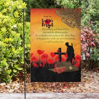 Polynesian Pride Flag - Anzac Day We Shall Remember Them Flag - Polynesian Pride