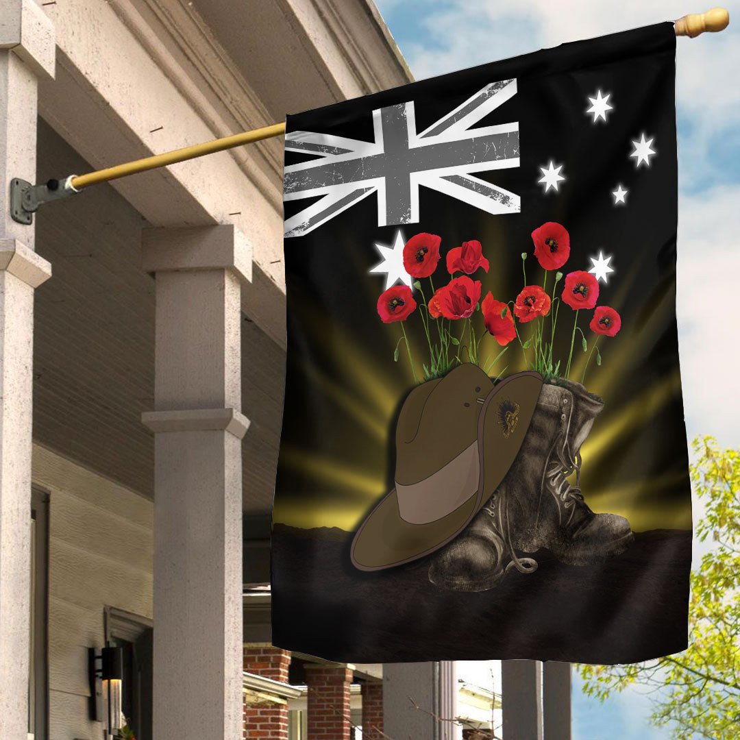 Polynesian Pride Flag - Anzac Day Hat & Boots Flag - Polynesian Pride