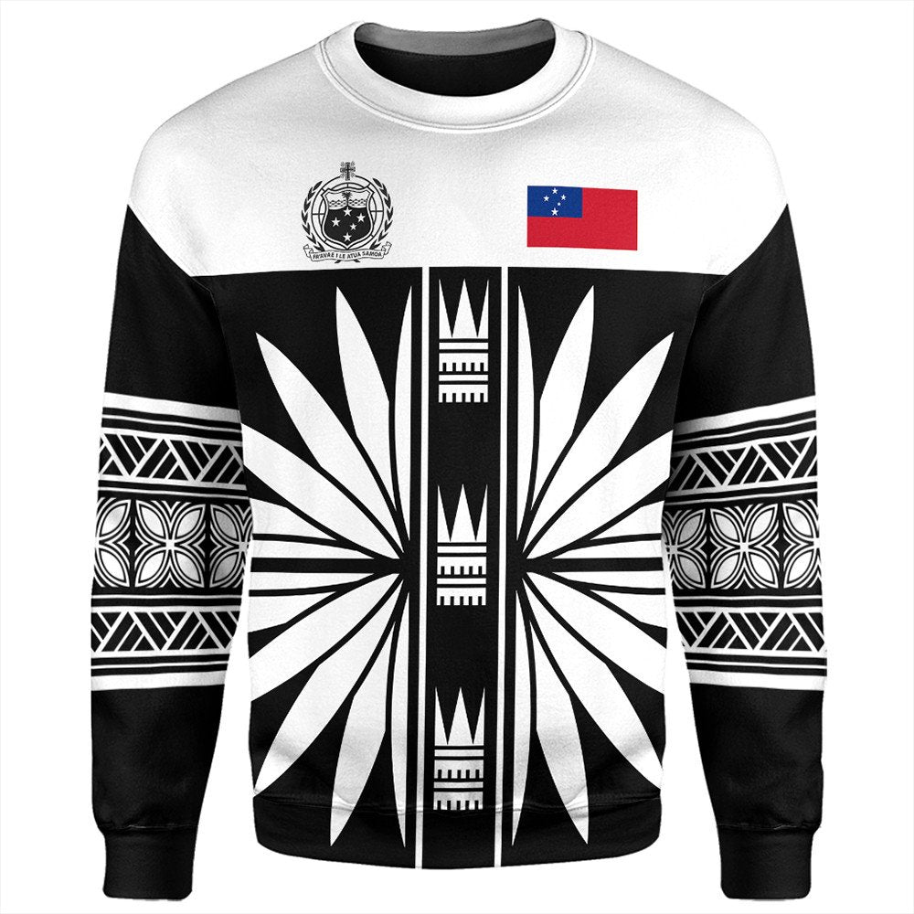 Polynesian Pride Sweatshirt - Samoa Black Saturday Sweatshirt LT10 Unisex Black - Polynesian Pride