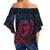 Polynesian Pride Clothing - Guam Rising Style Off Shoulder Wrap Waist Top LT10 - Polynesian Pride