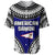 Polynesian Pride Baseball Jersey - American Samoa Tattoo Chief Baseball Jersey LT10 Blue - Polynesian Pride