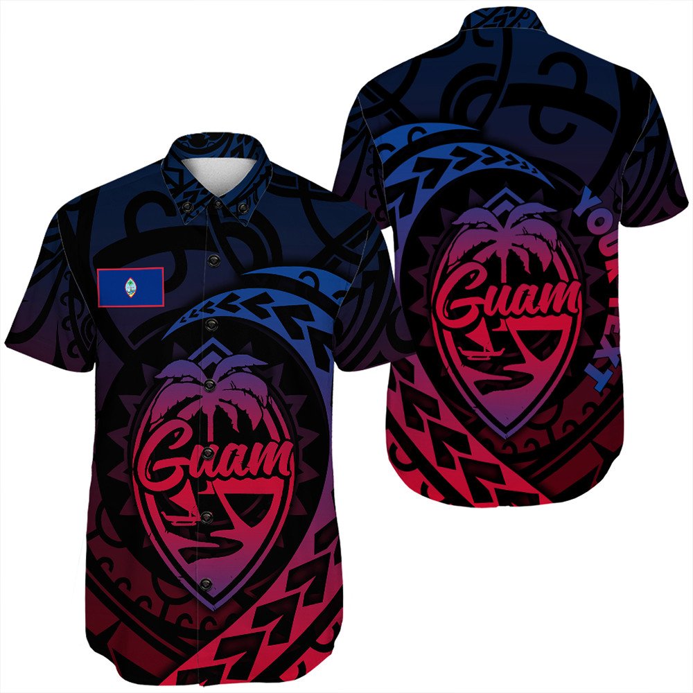 Polynesian Pride Short Sleeve Shirt - Guam Rising Style Short Sleeve Shirt LT10 - Polynesian Pride