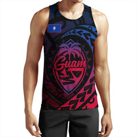Wonder Print Shop Clothing - Guam Rising Style Tank Top LT10 Black - Polynesian Pride