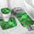 Polynesian Home Set - Kiwi Green Lanai Tribal Jungle Bathroom Set LT10 - Polynesian Pride