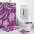 Polynesian Home Set - Pink Hues Polynesian Floral Bathroom Set LT10 Pink - Polynesian Pride