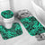 Polynesian Home Set - Polynesia Honu Love Green Teal Bathroom Set LT10 - Polynesian Pride