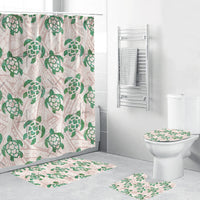 Polynesian Home Set - Polynesian Tribal Turtle Tapa Print Bathroom Set LT10 Beige - Polynesian Pride