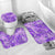 Polynesian Home Set - Polynesian Painted Purple Bathroom Set LT10 - Polynesian Pride