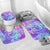 Polynesian Home Set - Polynesian Sun Splash Tie Dye Bathroom Set LT10 - Polynesian Pride