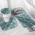 Polynesian Home Set - Polynesian Painted Ocean Blue Bathroom Set LT10 - Polynesian Pride