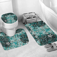 Polynesian Home Set - Tribal Honu And Tiare Print Bathroom Set LT10 - Polynesian Pride
