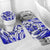 Polynesian Home Set - Hibiscus Midnight Blue Tribal Print Bathroom Set LT10 - Polynesian Pride