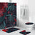 Polynesian Home Set - Polynesian Midnight Tribal Floral Bathroom Set LT10 Black - Polynesian Pride