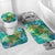 Polynesian Home Set - Polynesian Wild Tribal Watercolor Dye Splash Bathroom Set LT10 - Polynesian Pride