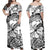 Polynesian Dress - Polynesian White Hibiscus Off Shoulder Long Dress LT10 Women White - Polynesian Pride