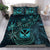 Polynesian Pride Home Set - Hawaii Kanaka Maoli Turquoise Tiare Honu Bedding Set LT10 - Polynesian Pride