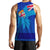 Polynesian Pride Clothing - Fiji Palm Tree Coat Of Arms Tank Top LT10 - Polynesian Pride