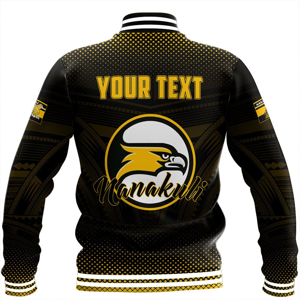 Polynesian Pride Jacket - Personalized Hawaii Class Of Nanakuli Golden Hawks Baseball Jacket LT10 - Polynesian Pride