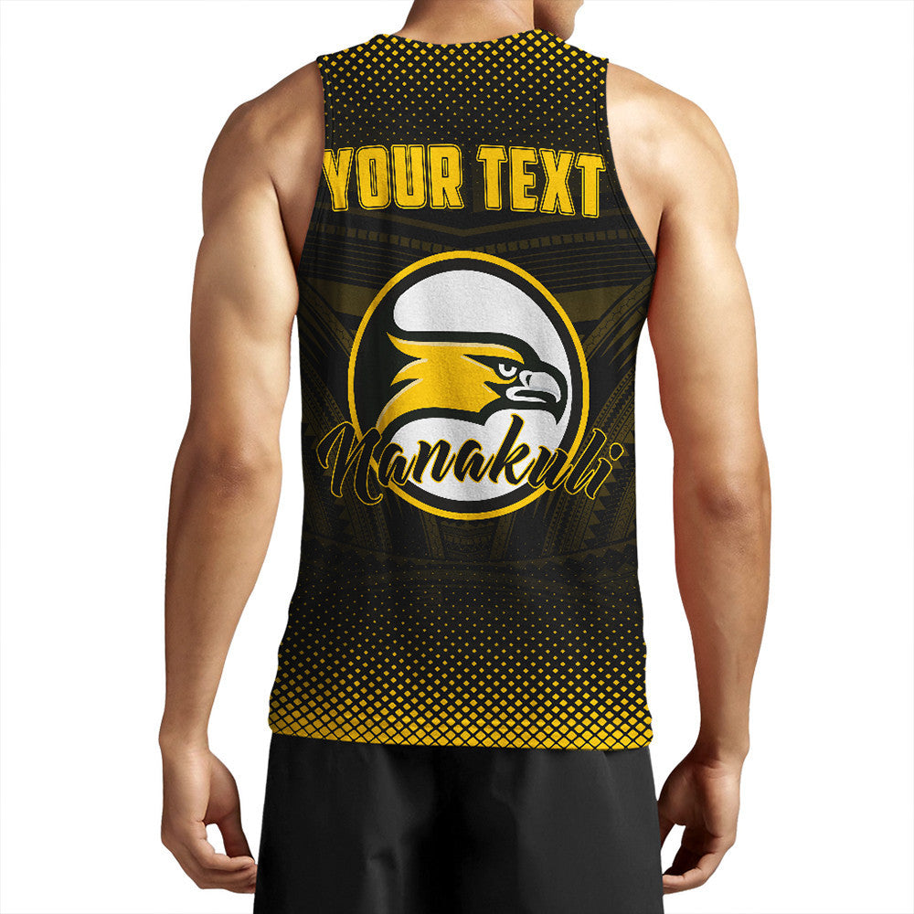 Polynesian Pride Tank Top - Personalized Hawaii Class Of Nanakuli Golden Hawks Tank Top LT10 - Polynesian Pride