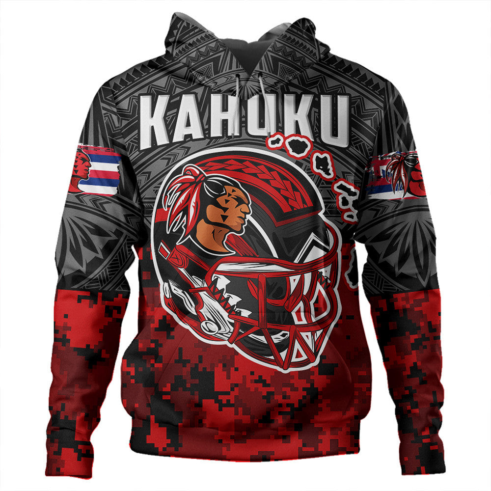 Polynesian Pride Hoodie Red Raider For Life Hoodie LT10 - Polynesian Pride