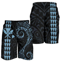 Kanaka Hawaii Map Polynesian Men's Short Blue Men's Shorts Blue - Polynesian Pride