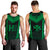 Hawaiian Kanaka Polynesian Men's Tank Top Active Green Green - Polynesian Pride