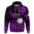 Custom Nauru Polynesian Hoodie Hibiscus Naoero Purple LT14 - Polynesian Pride