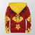 Hawaii - Hawaiian Quilt Style Sherpa Hoodie AH - Polynesian Pride