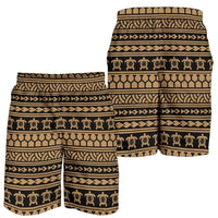 Polynesian Tattoo Tribal Gold Men's Short Men's Shorts Gold - Polynesian Pride
