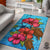 Ocean Turtle Hibiscus Area Rug Black - Polynesian Pride