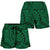 Polynesian Maori Lauhala Green Women's Short Women Green - Polynesian Pride