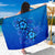 Turtle Hibiscus Ocean Sarong Sarong 44*66 Inch Blue - Polynesian Pride