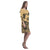 Polynesian Rhea Loose Round Neck Dress - Yellow Turtle - Polynesian Pride