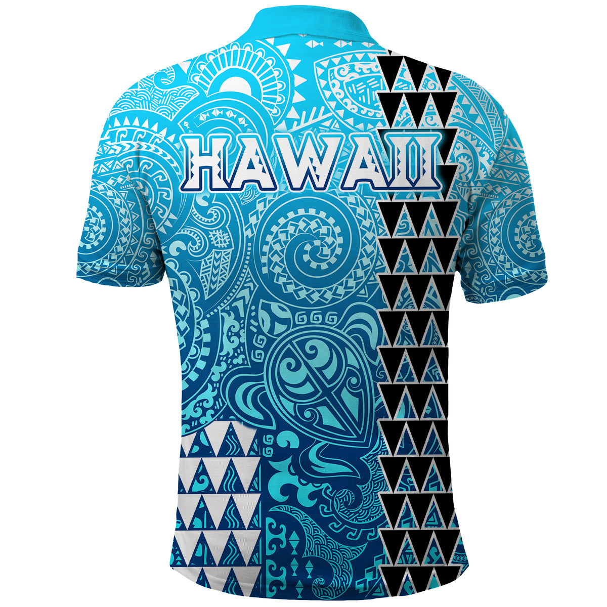 Hawaii Tribal Kakau Polo Shirt LT9 - Polynesian Pride