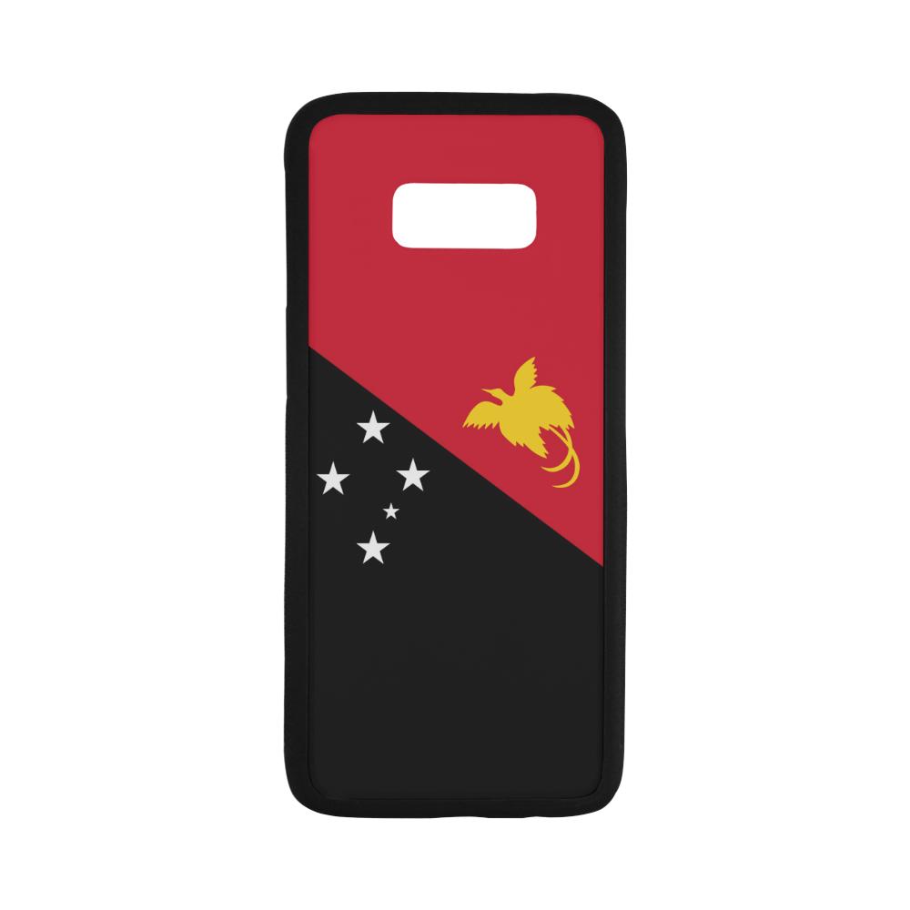 Papua New Guinea Flag Phone Case One Size Samsung Galaxy S8 Plus Red & Black - Polynesian Pride