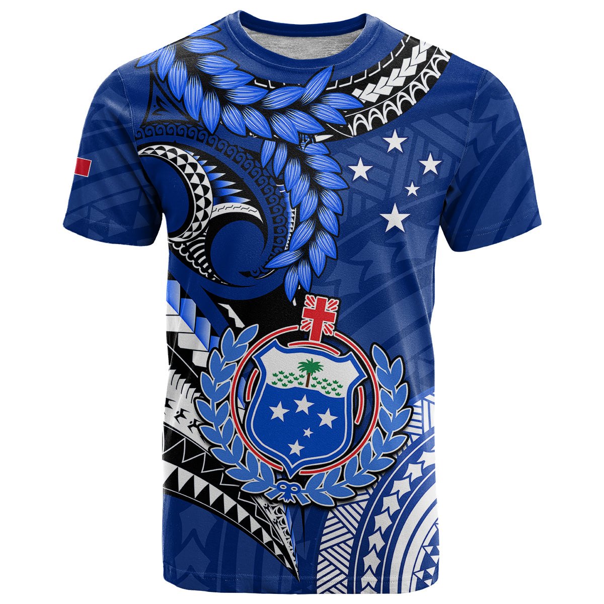 Manu Samoa Rugby 7s T Shirt LT9 Blue - Polynesian Pride