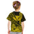 (Custom Personalised) Kakau Polynesian Tribal Hawaiian Turtle with Kanaka Maoli Yellow Kid T Shirt LT9 - Polynesian Pride