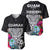 Guam Tribal Latte Stone Tropical Baseball Jersey LT9 Black - Polynesian Pride