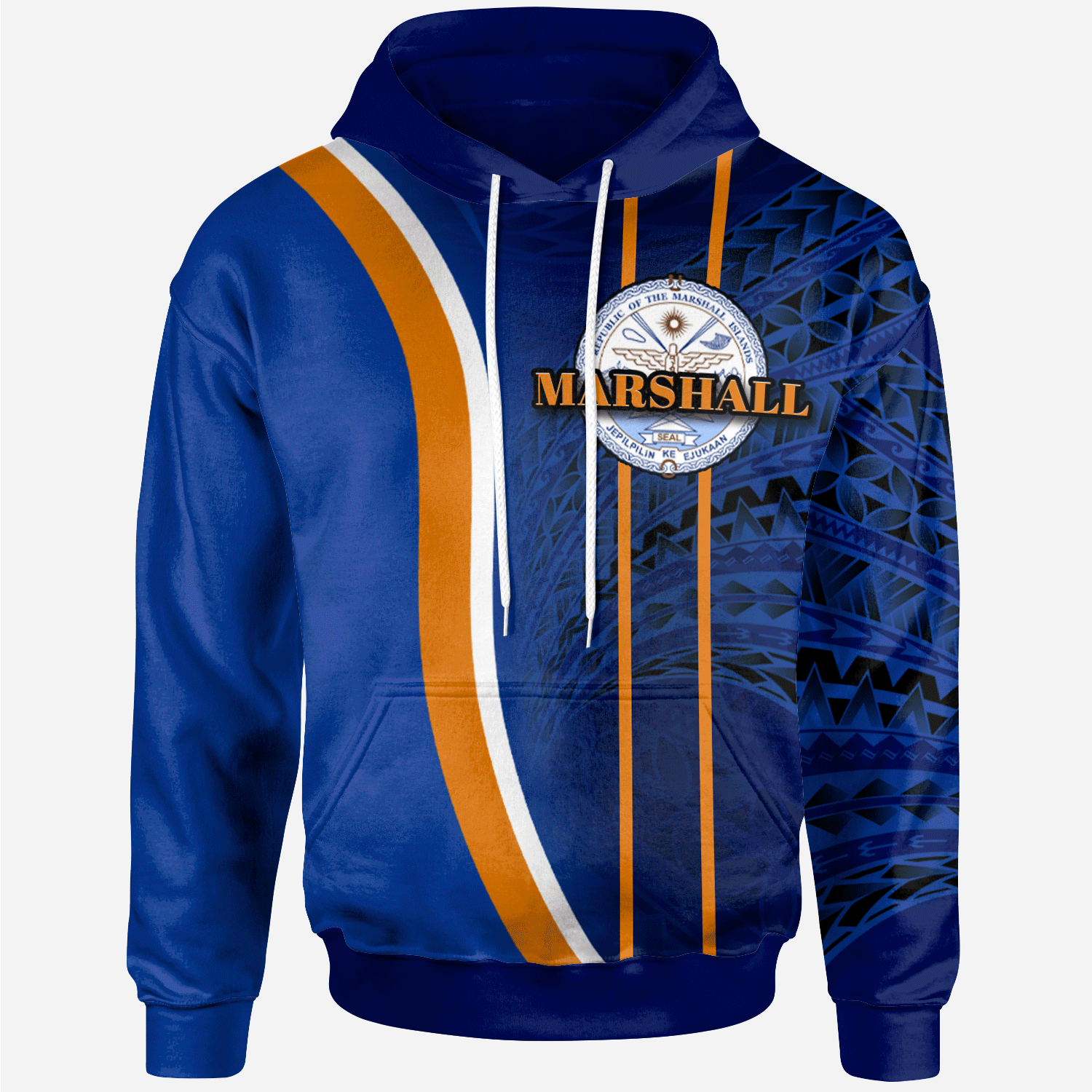 Marshall Islands Hoodie Special style Unisex Blue - Polynesian Pride