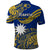 Nauru Polynesian Hibiscus Naoero Flag Color Polo Shirt LT14 - Polynesian Pride