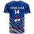 (Custom Text and Number) Samoan Rugby Manu Samoa 7s Polynesian Pattern T Shirt LT14 - Polynesian Pride