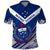 (Custom Text and Number) Samoan Rugby Manu Samoa 7s Polynesian Pattern Polo Shirt LT14 Blue - Polynesian Pride