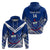 (Custom Text and Number) Samoan Rugby Manu Samoa 7s Polynesian Pattern Hoodie LT14 Pullover Hoodie Blue - Polynesian Pride