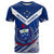 Samoan Rugby Manu Samoa 7s Polynesian Pattern T Shirt LT14 Blue - Polynesian Pride