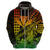 Custom Kakau Polynesian Tribal Hawaiian Turtle with Kanaka Maoli Reggae Hoodie LT9 - Polynesian Pride